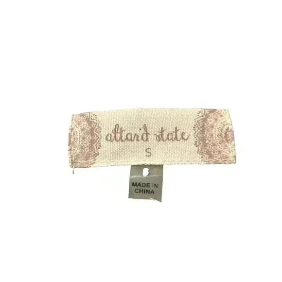 - Altar'd State Women's Longhorn Skull Boho Green Shift Dress, Size S, Pre… - Picture 4 of 6